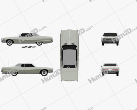 Buick Electra 225 Custom Sport Coupe 1969 car clipart