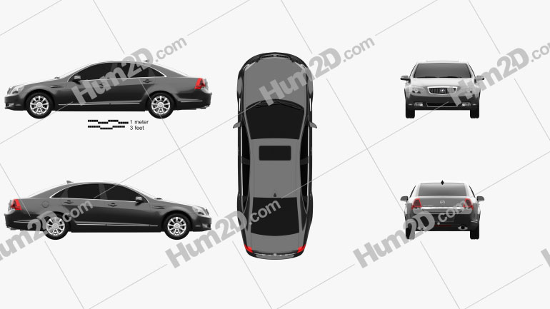 Buick Park Avenue CN-Spez 2007 car clipart