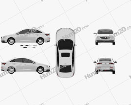 Buick Excelle GT 2017 car clipart