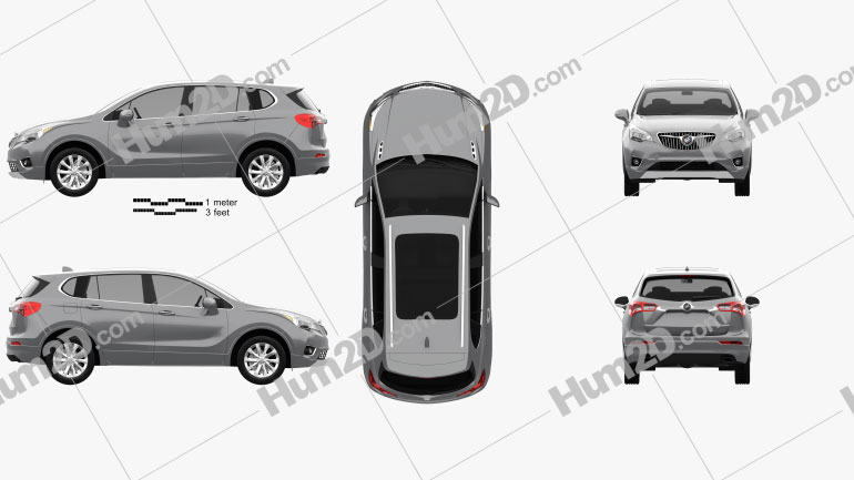 Buick Envision 2019 Clipart Image