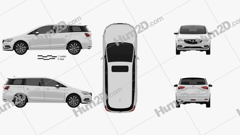 Buick GL6 2018 clipart