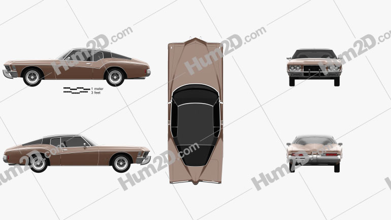 Buick Riviera 1972 PNG Clipart