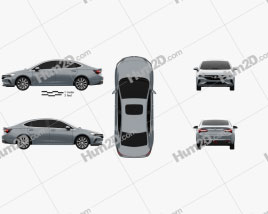 Buick Verano 2020 car clipart