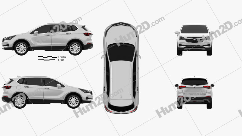 Buick Envision 2020 car clipart