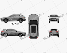 Buick Envision 2021 car clipart