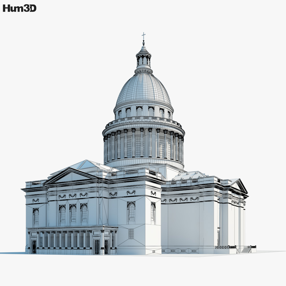 Pantheon Paris 3D model