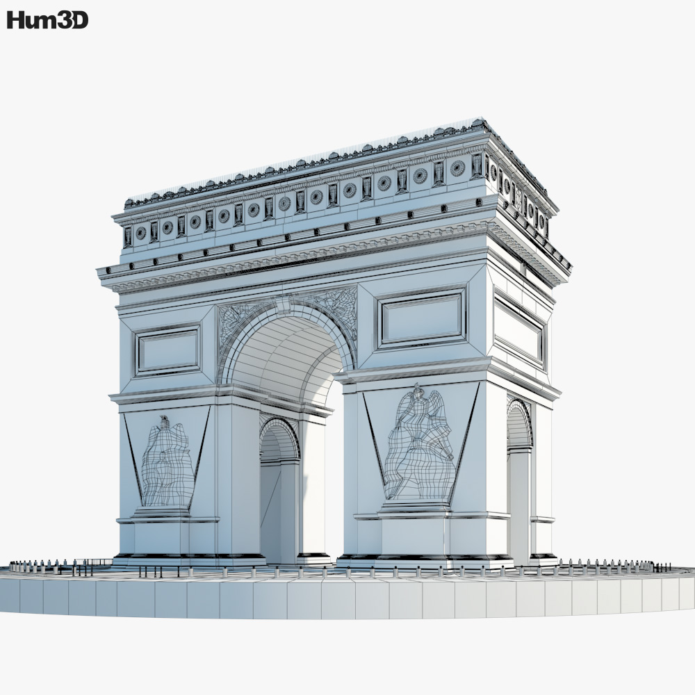 Arc de Triomphe 3D model