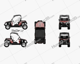 CFMOTO Zforce 800 2018 clipart