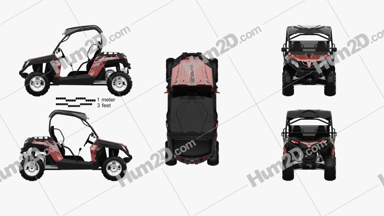 CFMOTO Zforce 800 2018 Blueprint