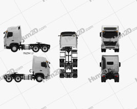 CNHTC Howo A7 Sattelzug 2019 clipart