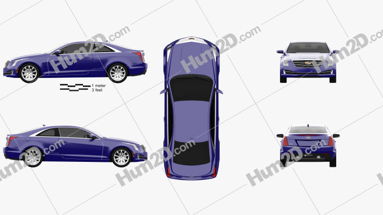 Cadillac ATS coupe 2015 PNG Clipart