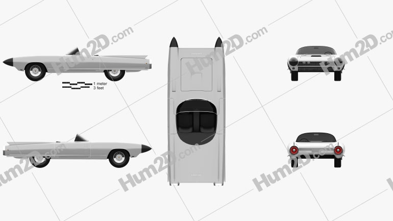 Cadillac Cyclone concept 1959 PNG Clipart
