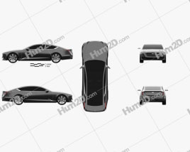 Cadillac Escala 2016 car clipart