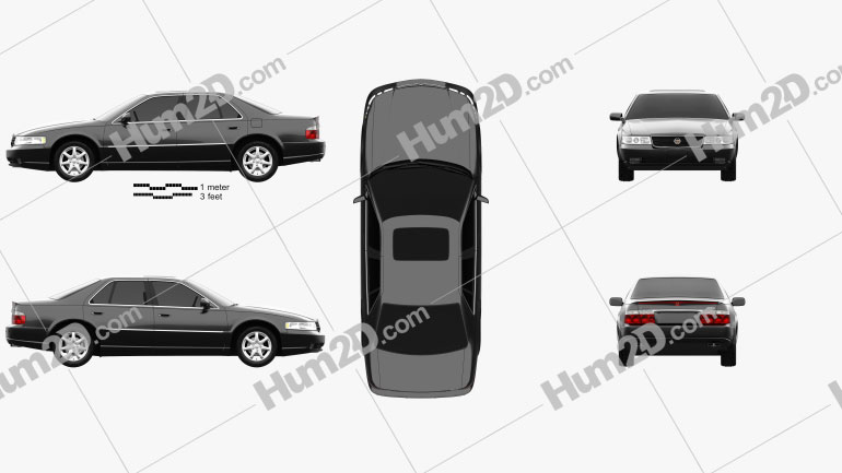 Cadillac Seville STS 1998 PNG Clipart