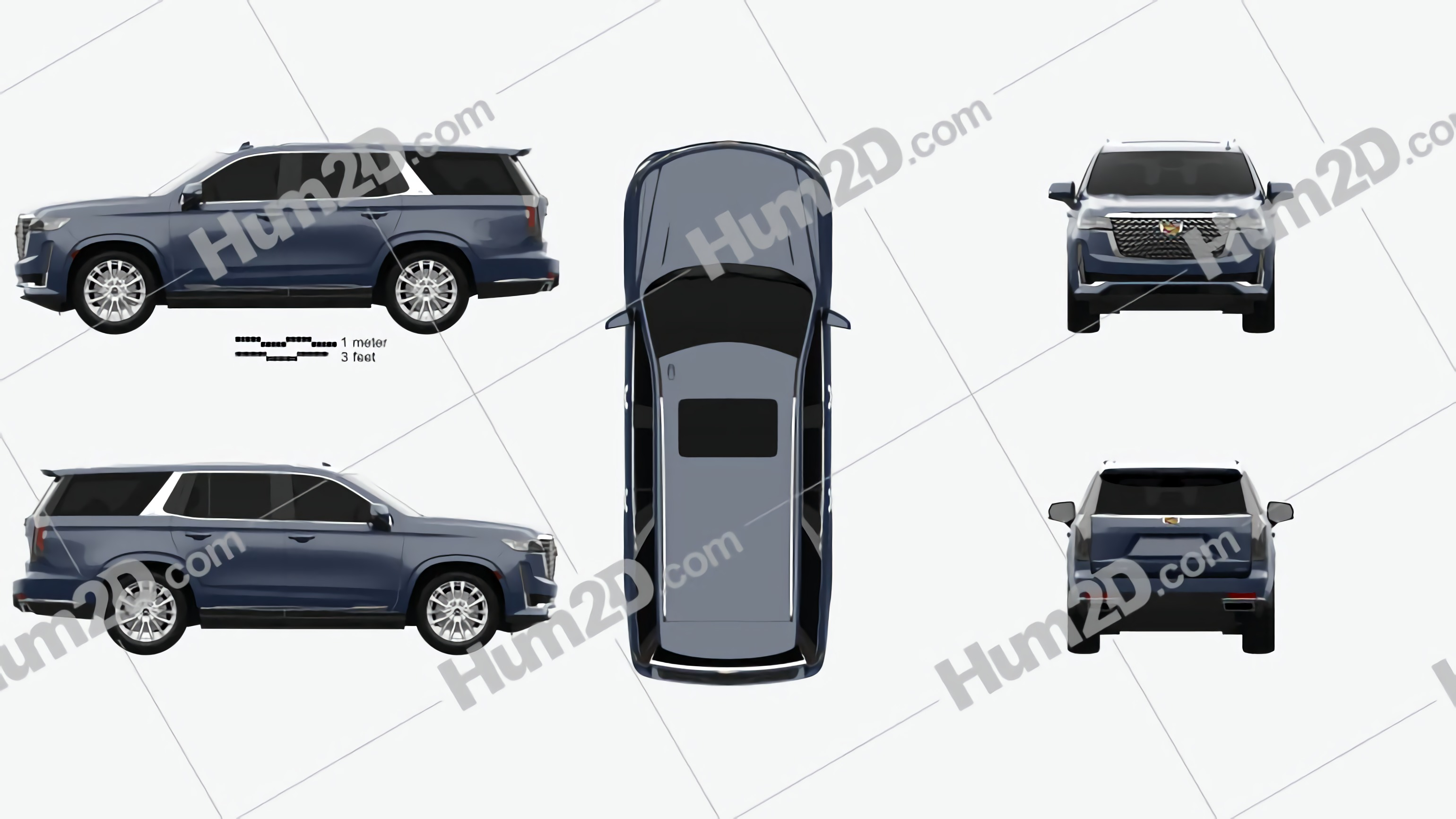 Cadillac Escalade Luxury 2021 PNG Clipart