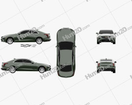 Cadillac CT4 2020 car clipart