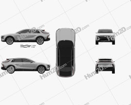 Cadillac Lyriq 2020 car clipart
