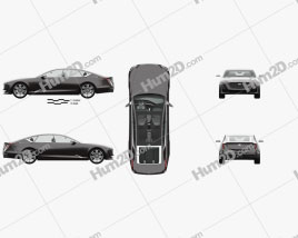 Cadillac Escala with HQ interior 2016 car clipart