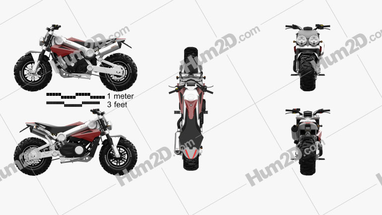 Caterham Brutus 750 2014 Motorcycle clipart