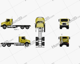 Caterpillar CT610 Chassis Truck 2011 clipart