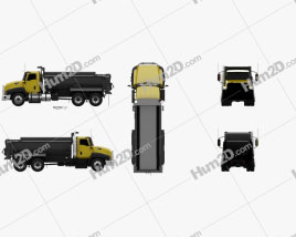 Caterpillar CT660 Muldenkipper 2011 clipart