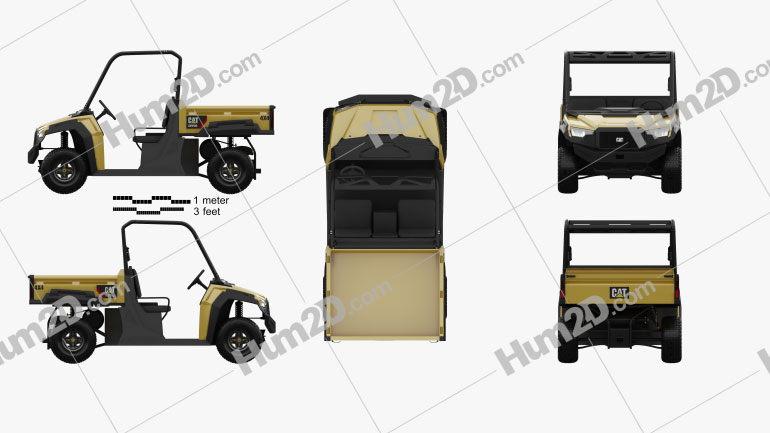Caterpillar CUV 102 D 2017 Blueprint