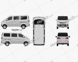 Chana Star Passenger Van 2013 clipart