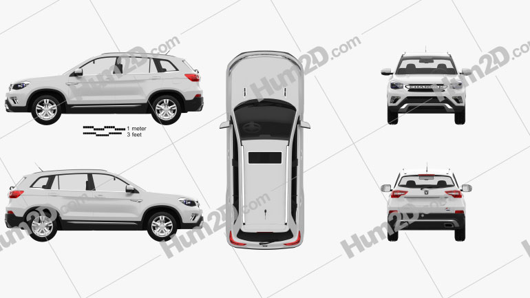 Changan CS75 2014 car clipart