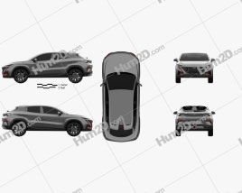 Changan Uni-t 2020 car clipart