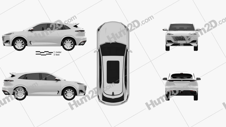 Changan Uni-K 2021 car clipart