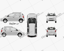 Chery A1 (J1) with HQ interior 2012 car clipart