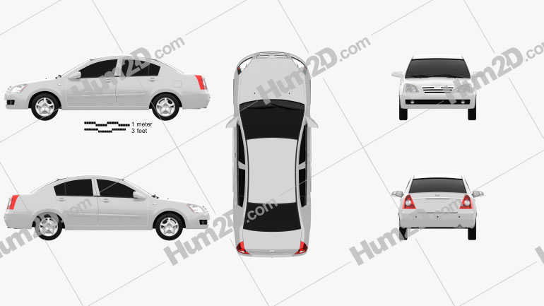 Chery A5 2010 PNG Clipart