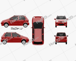 Chery QQ (S11) 2012 car clipart