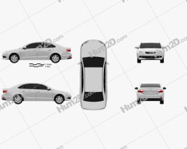 Chery Arrizo 7 2013 car clipart