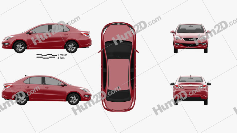 Chery Arrizo 3 2014 PNG Clipart