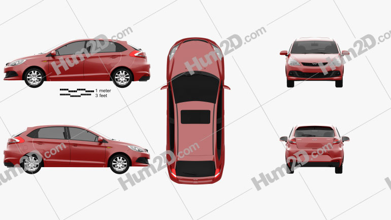 Chery A13 (Fulwin 2) Mk2 hatchback 2012 PNG Clipart