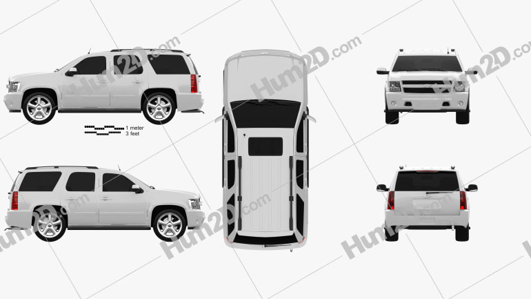 Chevrolet Tahoe 2010 car clipart