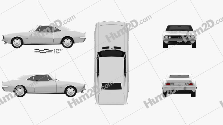Chevrolet Camaro SS 1967 PNG Clipart