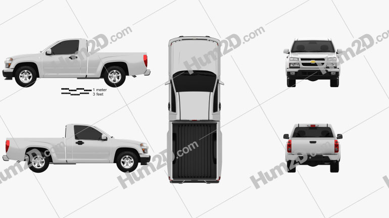 Chevrolet Colorado Regular Cab 2012 Blueprint