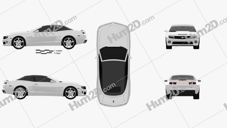 Chevrolet Camaro 2SS RS Cabrio 2011 PNG Clipart