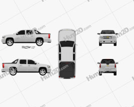 Chevrolet Avalanche 2011 car clipart
