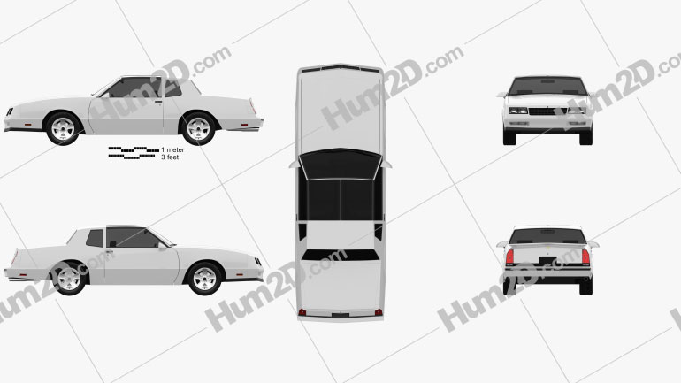 Chevrolet Monte Carlo SS 1986 PNG Clipart