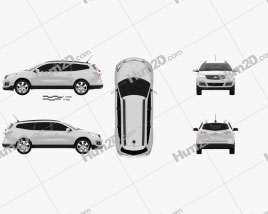 Chevrolet Traverse 2013 car clipart