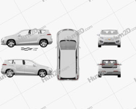 Chevrolet Volt MPV5 2012 clipart