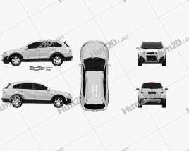 Chevrolet Captiva 2012 car clipart