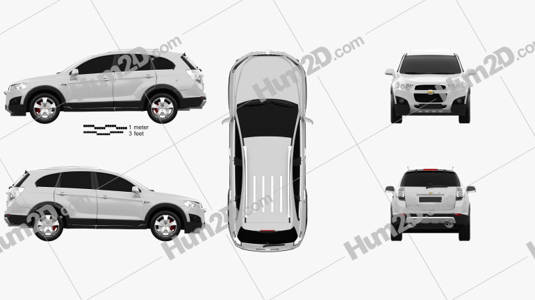 Chevrolet Captiva 2012 car clipart