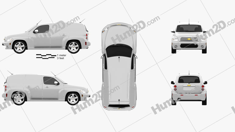 Chevrolet HHR Kastenwagen 2011 clipart