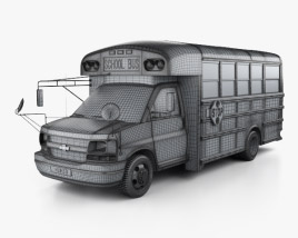 Thomas Minotour School Bus 2012 clipart