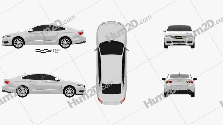 Chevrolet Impala 2014 car clipart