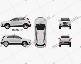 Chevrolet Trax 2013 car clipart